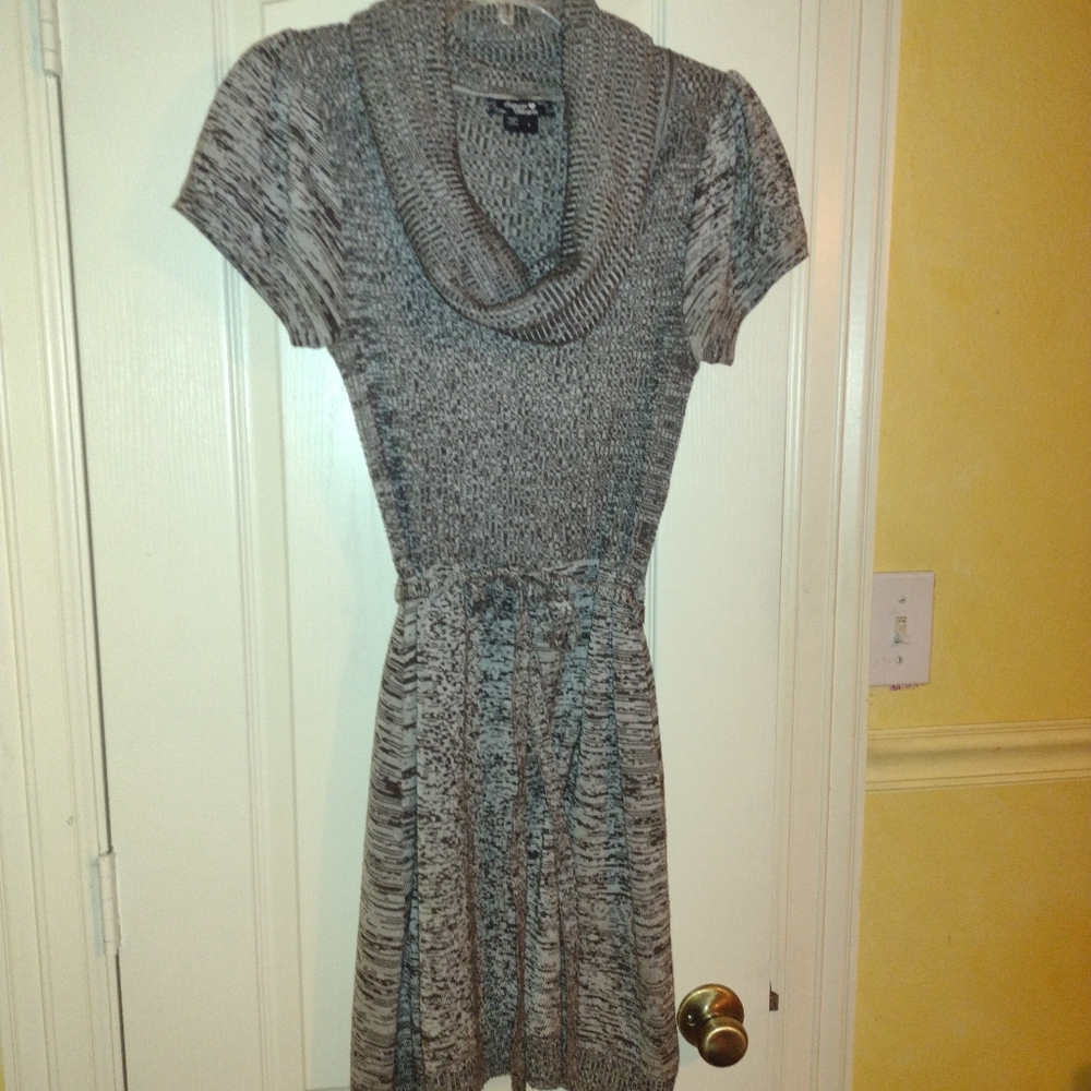Sequin Heart Junior Sweater Dress